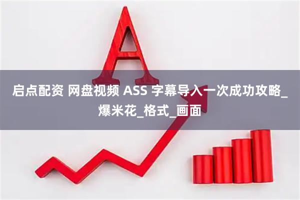 启点配资 网盘视频 ASS 字幕导入一次成功攻略_爆米花_格式_画面