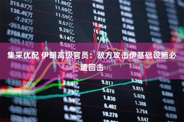 集采优配 伊朗高级官员：敌方攻击伊基础设施必遭回击